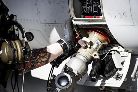 Saab Gripen refuelling hatch c Royal Swedish Air Force